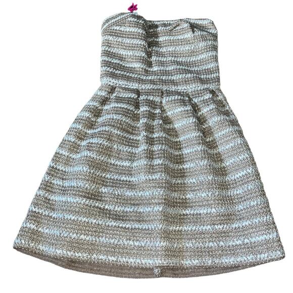2B Bebe Strapless Dress Medium Women’s Strapless Bandage Stretch A-line - Picture 1 of 2
